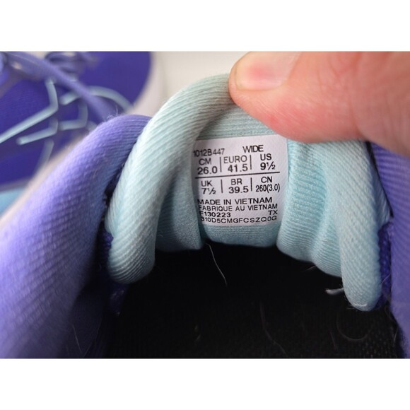 Asics GT-1000 12 Shoes Womens 9.5 Wide Purple Stability Running Athletic Sneaker - Picture 8 of 8